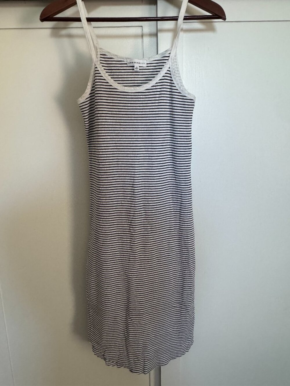 Aritzia Community Striped Midi Dress | Size M